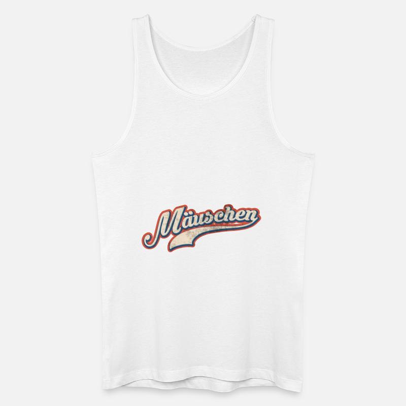 Mäuschen Kosenamen Fun - Männer Bio Tank Top - Weiß