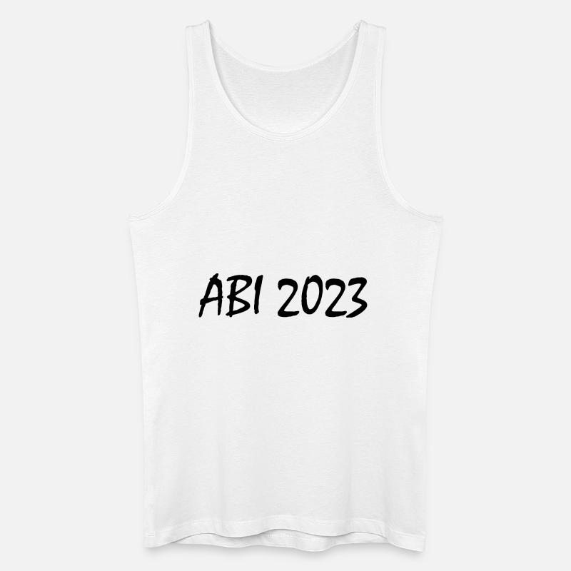 Abi 2023 - Männer Bio Tank Top - Weiß