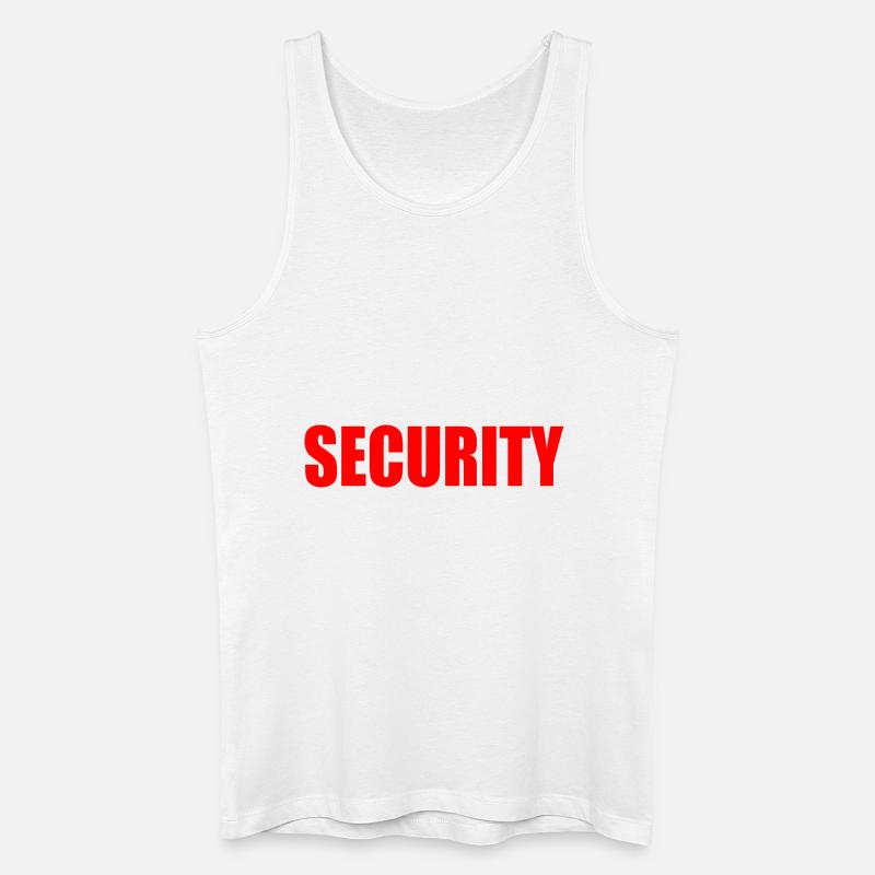 Security - Männer Bio Tank Top - Weiß