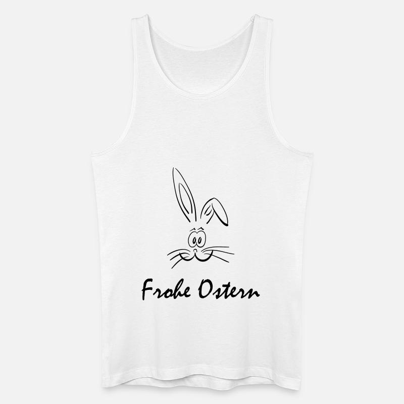 frohe ostern - Männer Bio Tank Top - Weiß