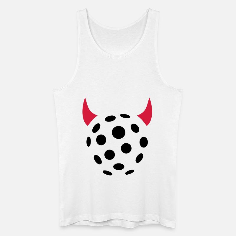 Floorball - Männer Bio Tank Top - Weiß