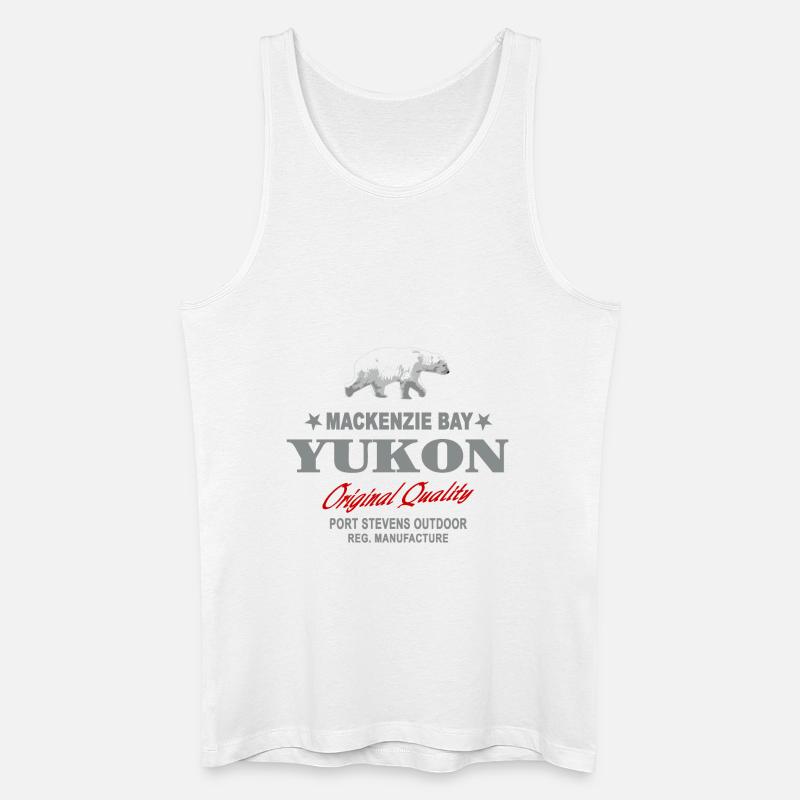 Yukon - Polar Bear - Eisbär - Männer Bio Tank Top - Weiß