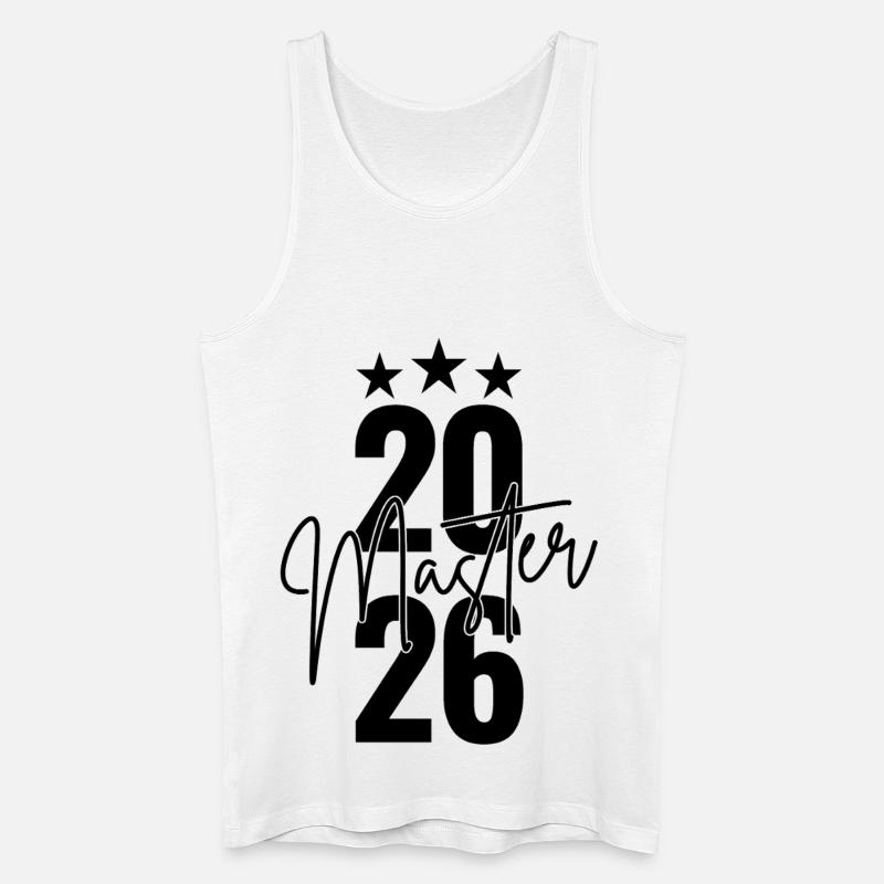 Master 2026 - Männer Bio Tank Top - Weiß