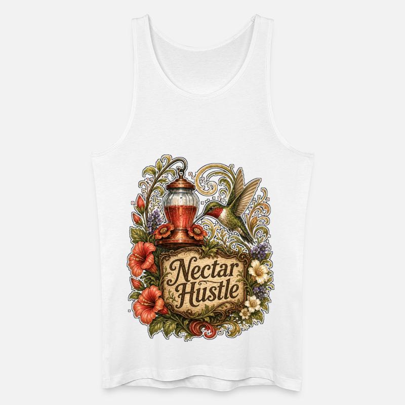 Nectar Hustle - Débardeur bio Homme - blanc