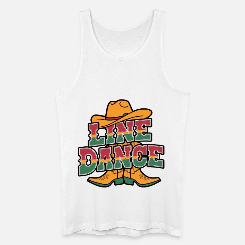 Line Dance Linedance mein Hobby - Männer Bio Tank Top - Weiß