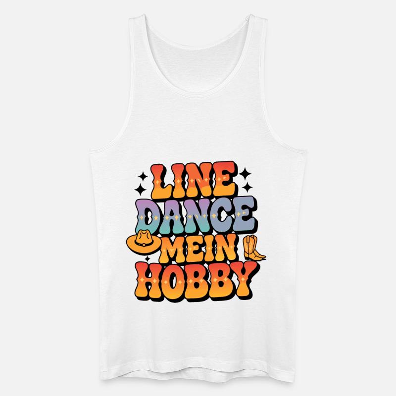 Line Dance Linedance mein Hobby - Männer Bio Tank Top - Weiß