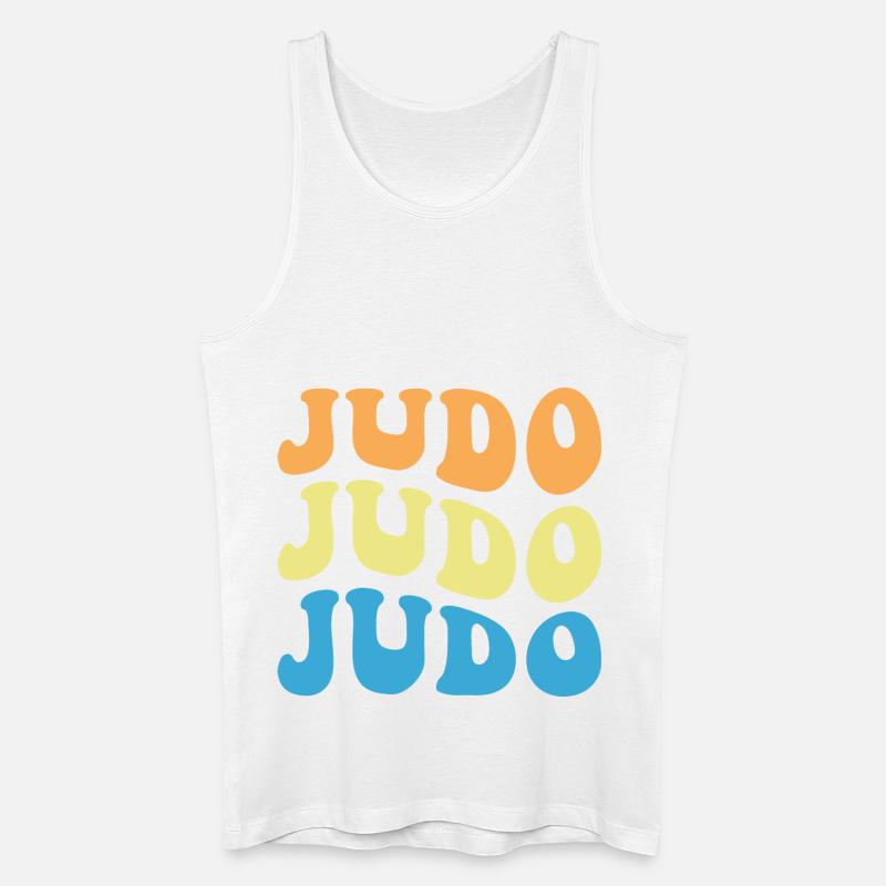 Judo - Männer Bio Tank Top - Weiß