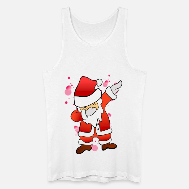 Dabbing Nicholas - Men’s Organic Tank Top - white