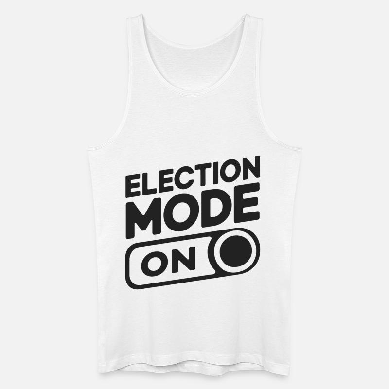 Election Mode On - Männer Bio Tank Top - Weiß