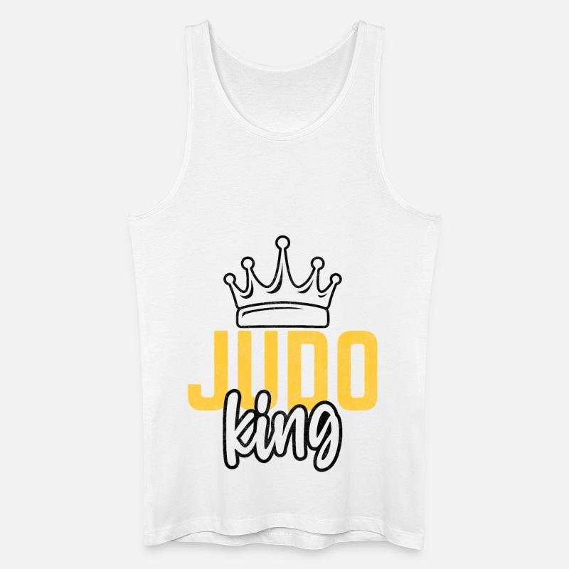 Judo-König - Männer Bio Tank Top - Weiß