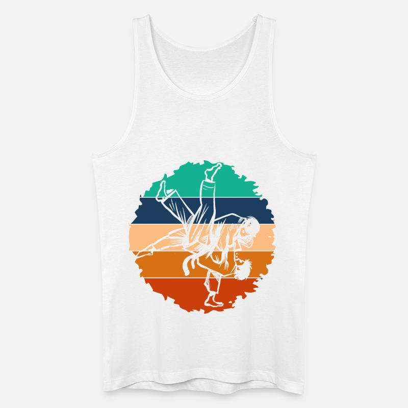 Judo - Männer Bio Tank Top - Weiß