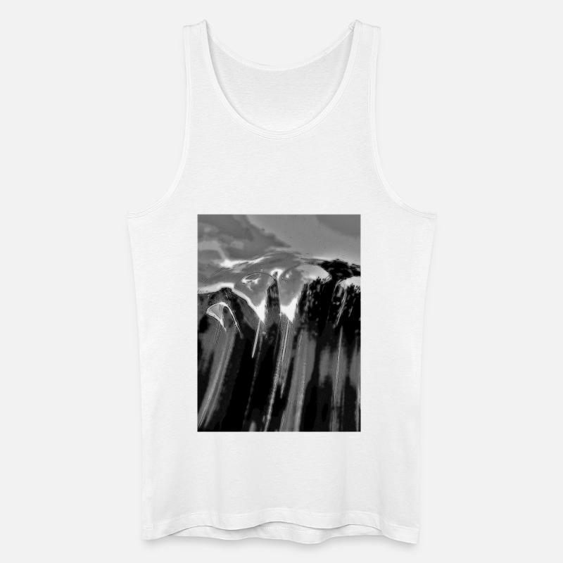Auf dem Weg - Männer Bio Tank Top - Weiß