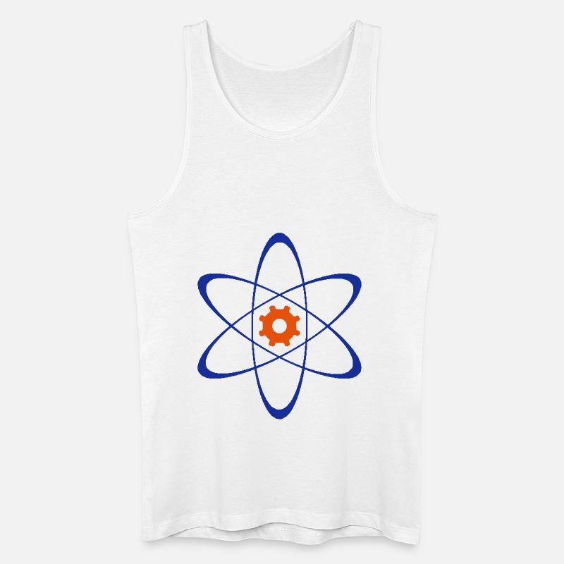 Fachschaft Physik+Technik Uni DuE - Männer Bio Tank Top - Weiß