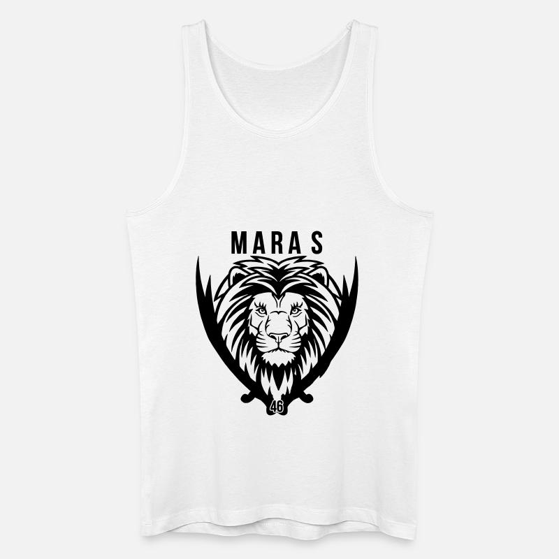 MARAS 46 - Männer Bio Tank Top - Weiß