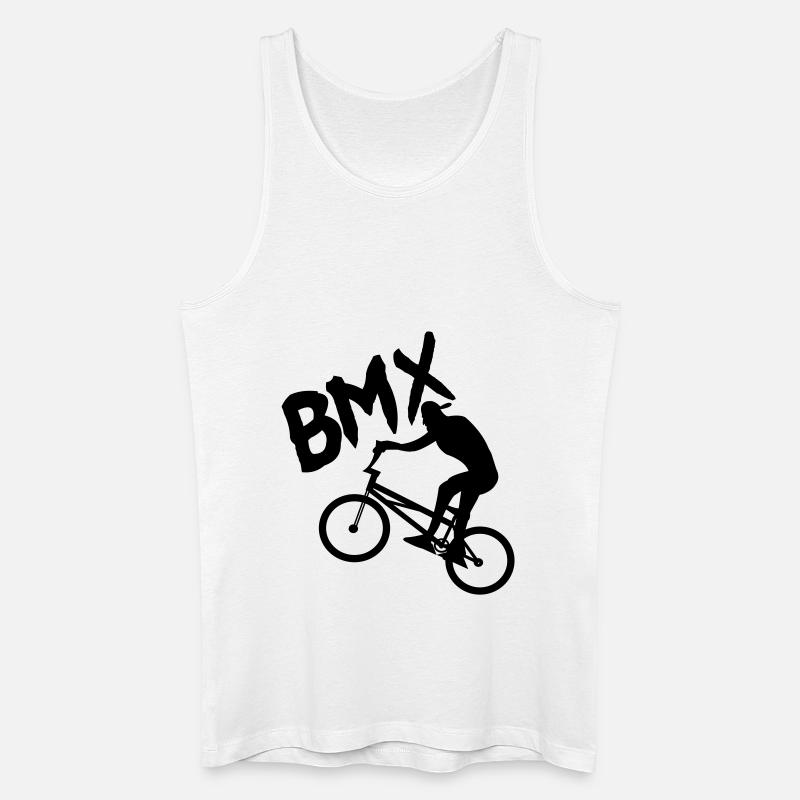 bmx - Männer Bio Tank Top - Weiß