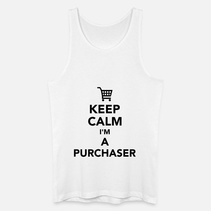 Einkäufer - Männer Bio Tank Top - Weiß