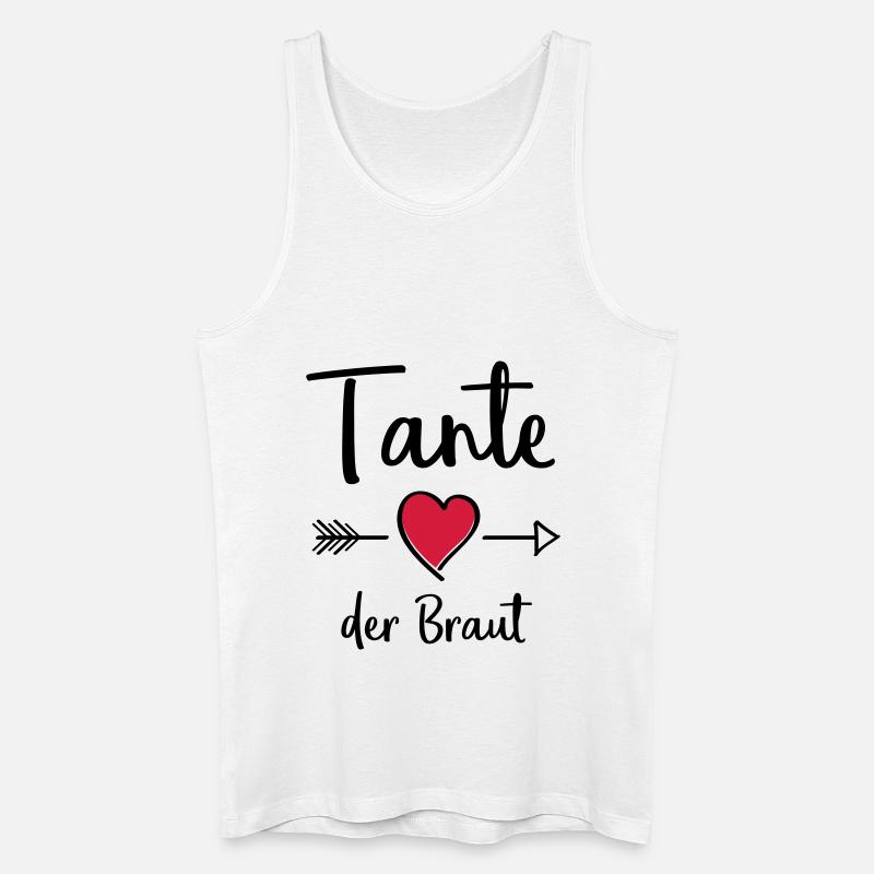 tante der braut - Männer Bio Tank Top - Weiß