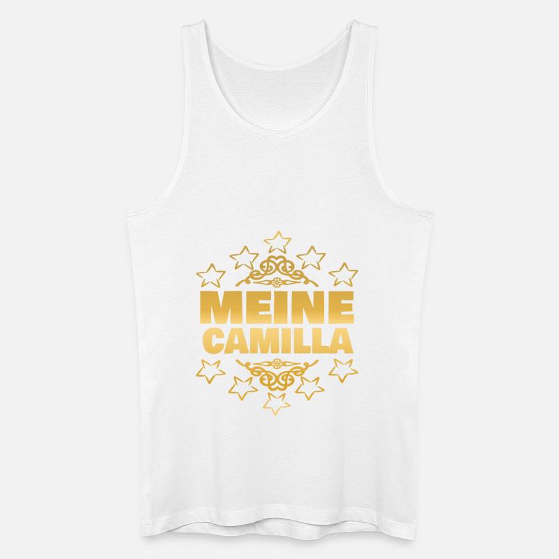 Mädchen Camilla - Männer Bio Tank Top - Weiß