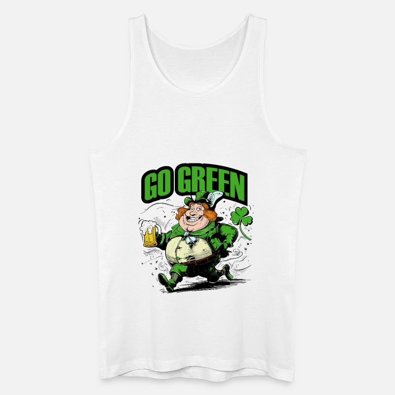 Werden Sie grün - Männer Bio Tank Top - Weiß