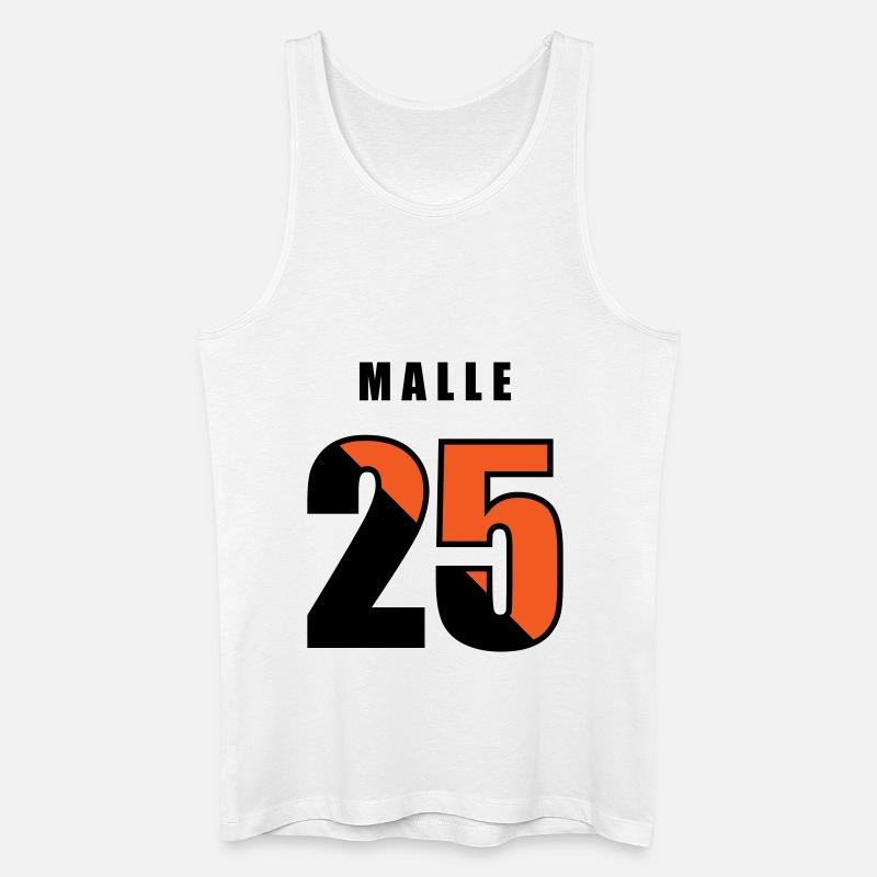 Malle 2025 - Männer Bio Tank Top - Weiß