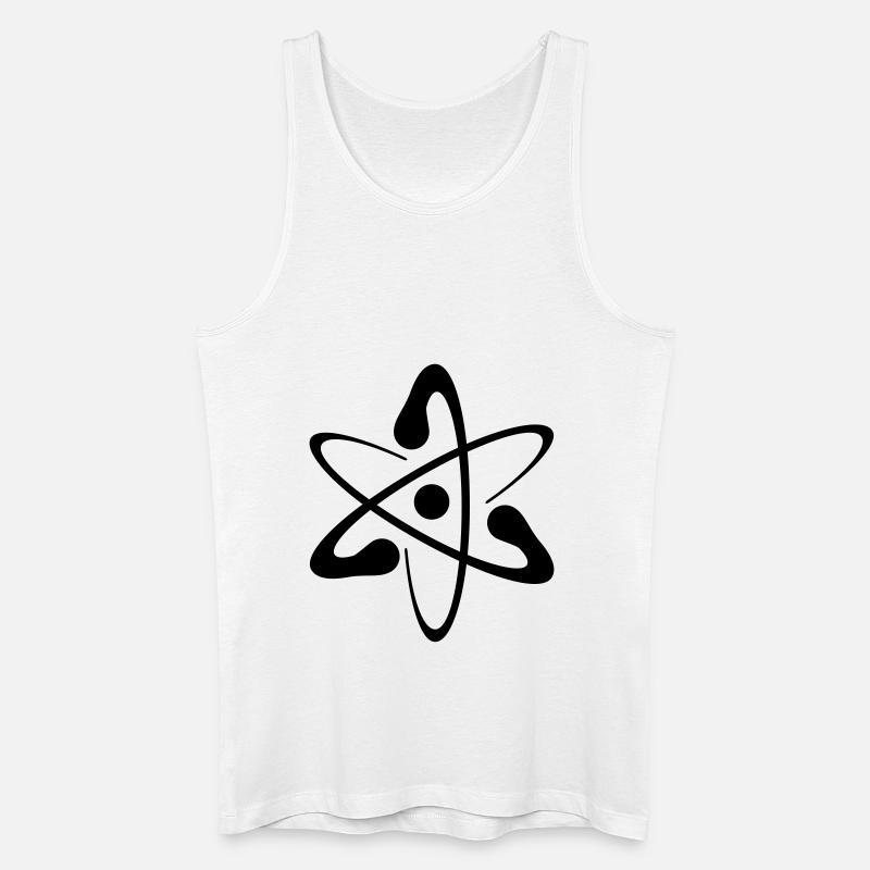 science_atom - Männer Bio Tank Top - Weiß
