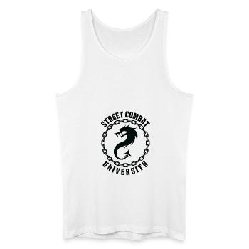 Street Combat University - Men’s Organic Tank Top - white - Front