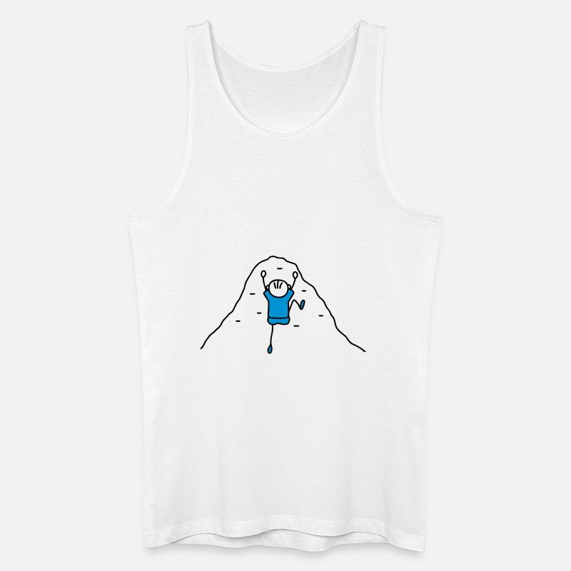 Klettern Kletterwand - V2 - Männer Bio Tank Top - Weiß