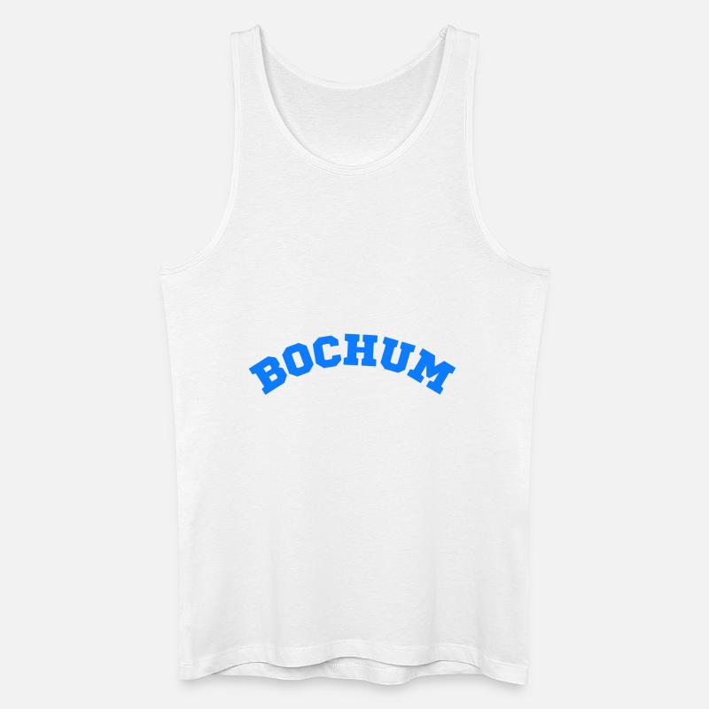 Bochum - Männer Bio Tank Top - Weiß