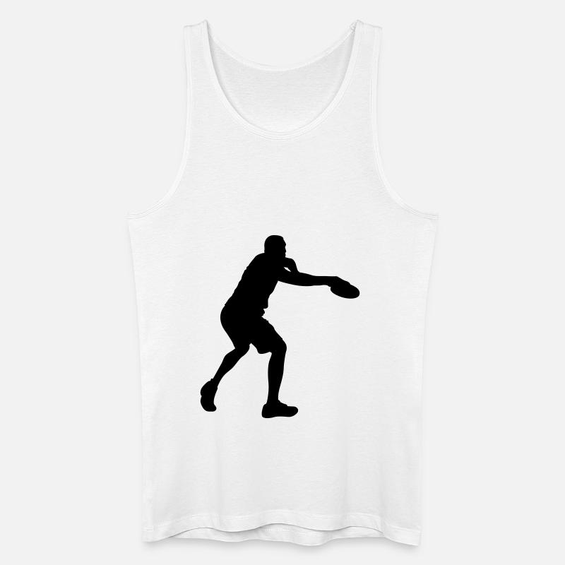 discgolf - Männer Bio Tank Top - Weiß