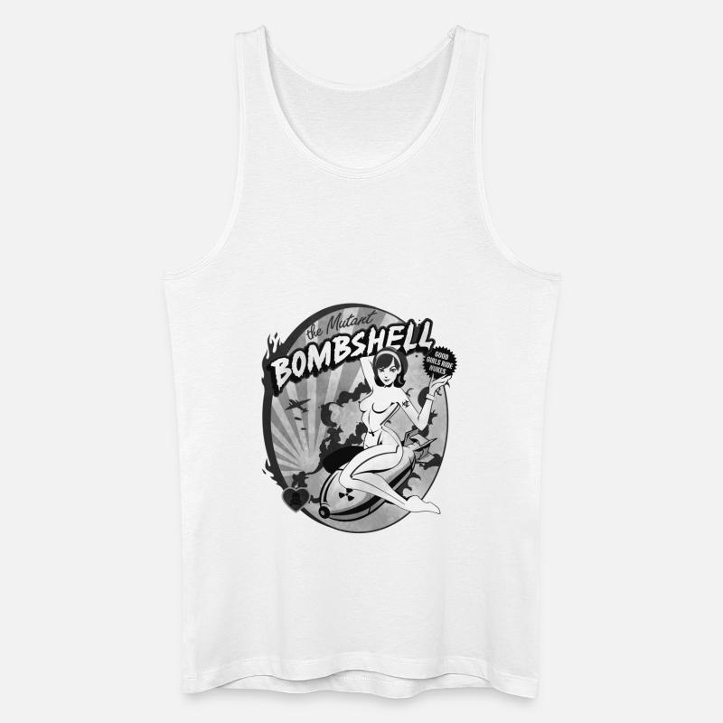 the mutant bombshell - Männer Bio Tank Top - Weiß