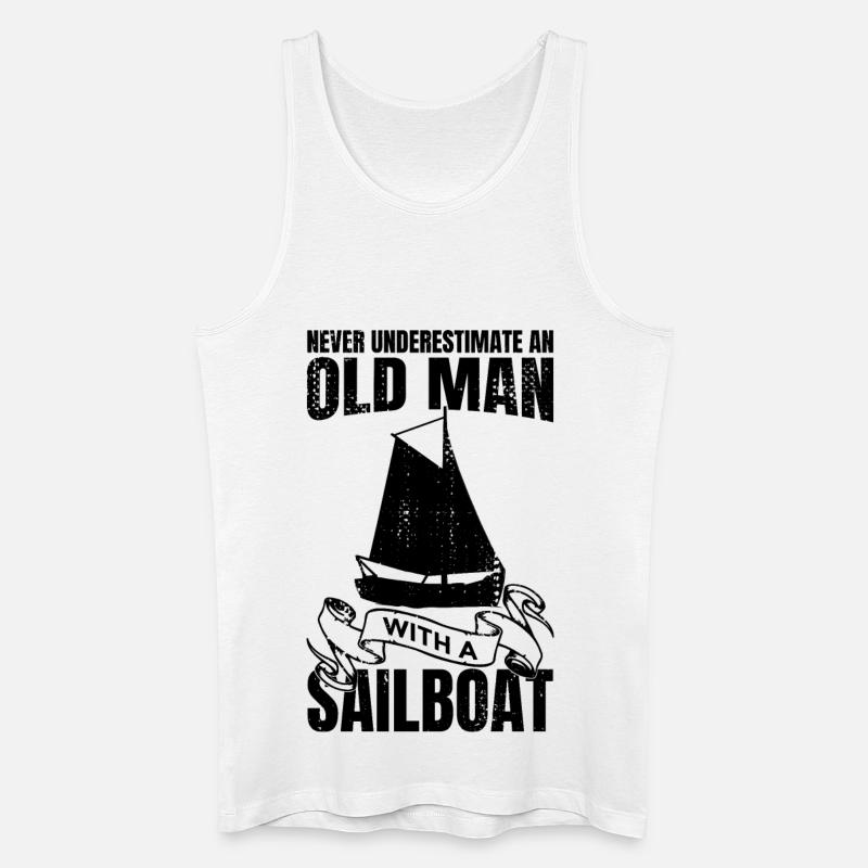 Old Sailor - Men’s Organic Tank Top - white