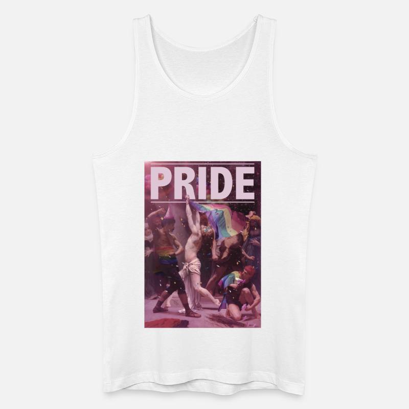 PRIDE - Männer Bio Tank Top - Weiß