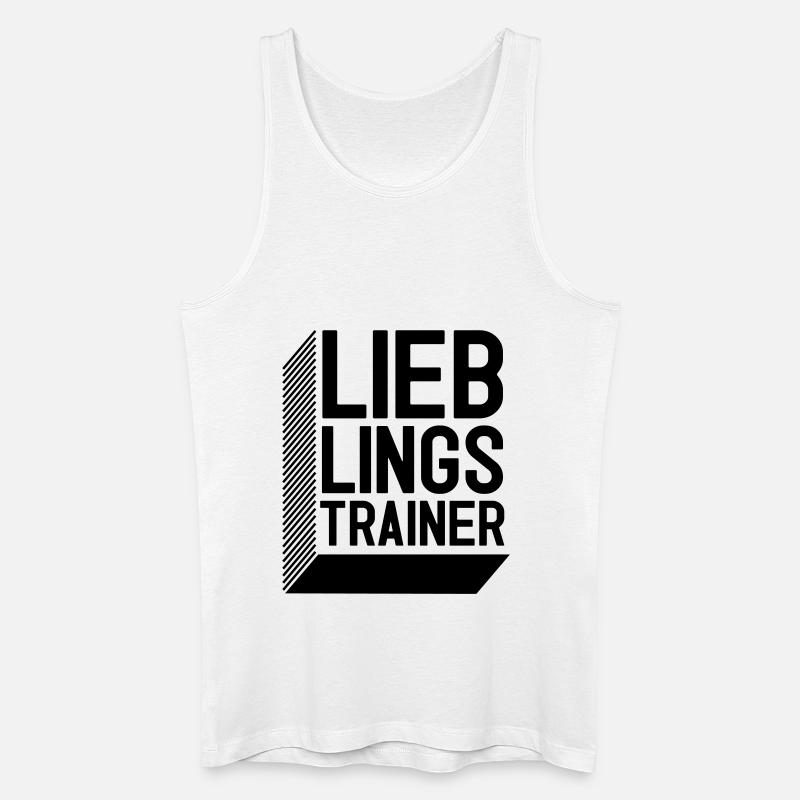 Lieblingstrainer - Männer Bio Tank Top - Weiß