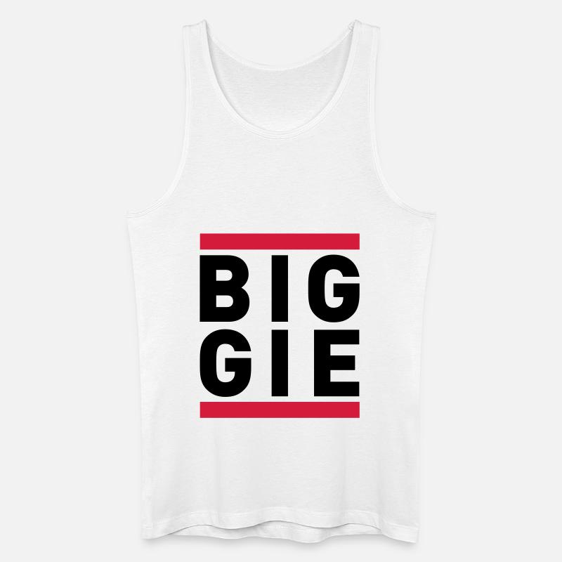 BIGGIE - Canotta ecologica da uomo - bianco
