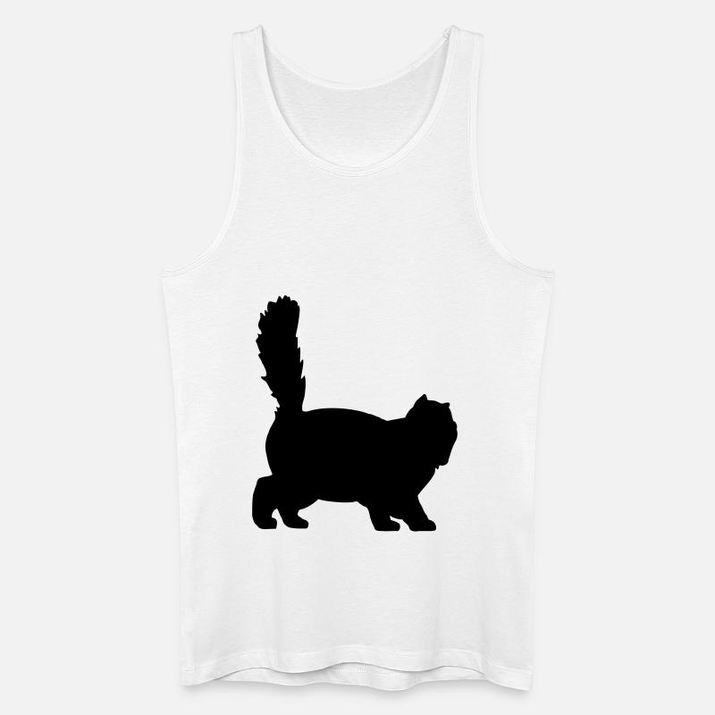 Chat - Débardeur bio Homme - blanc