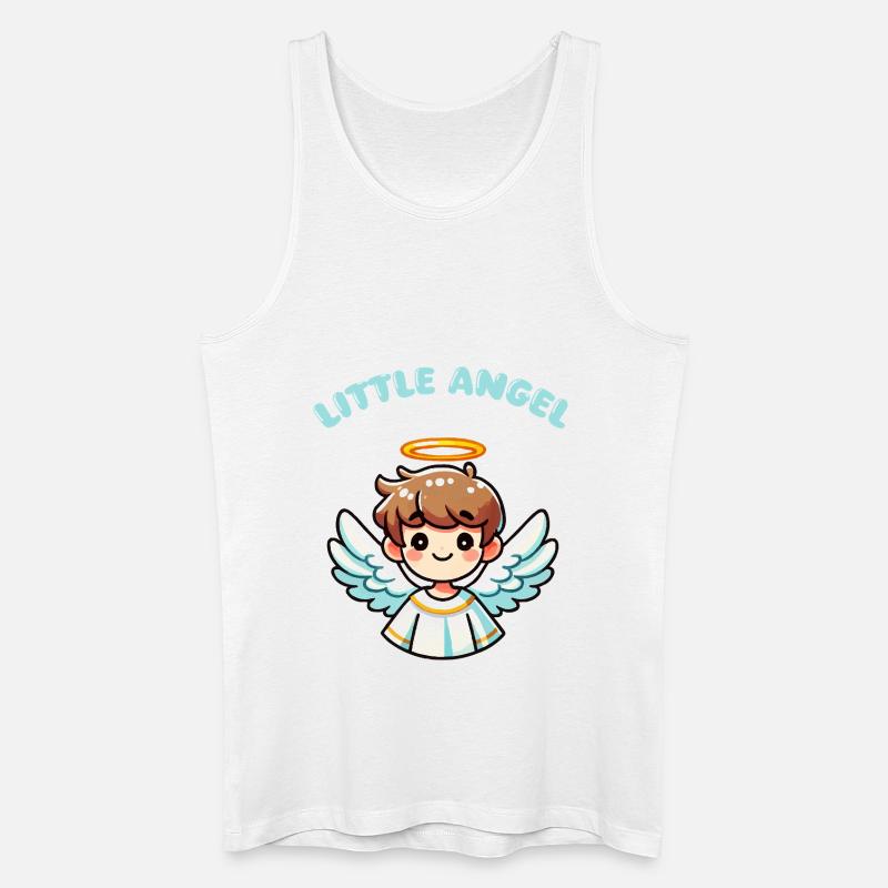engel junge - Männer Bio Tank Top - Weiß