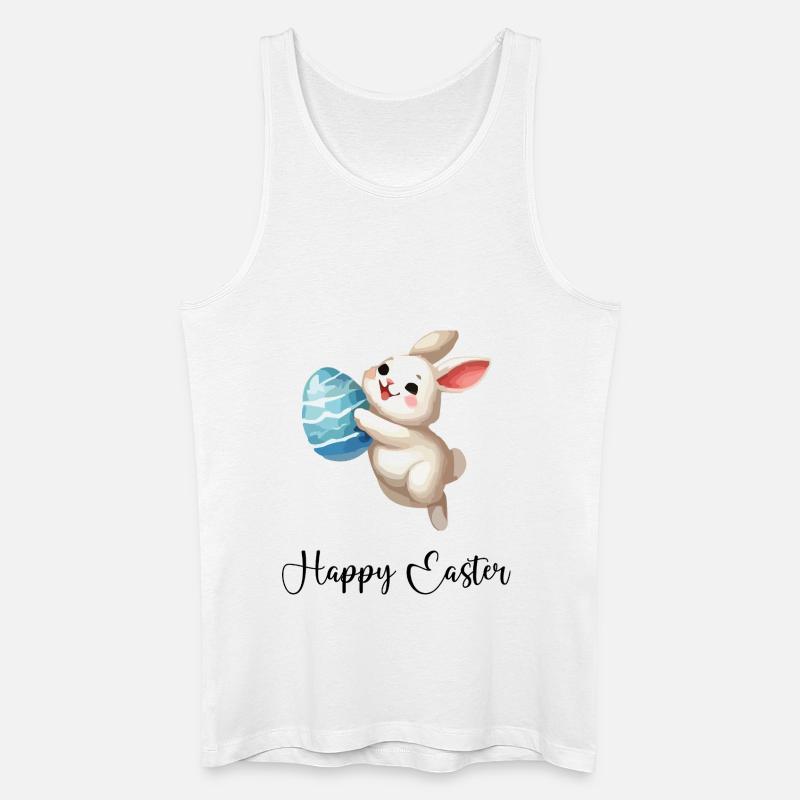 bunny rabbit easter bunny - Men’s Organic Tank Top - white