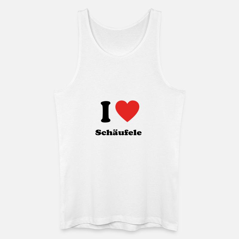 Bayern basst bayrisch bier Schaeufele - Männer Bio Tank Top - Weiß