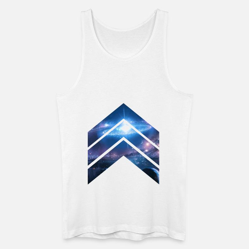 Milkyway Galaxy - Männer Bio Tank Top - Weiß