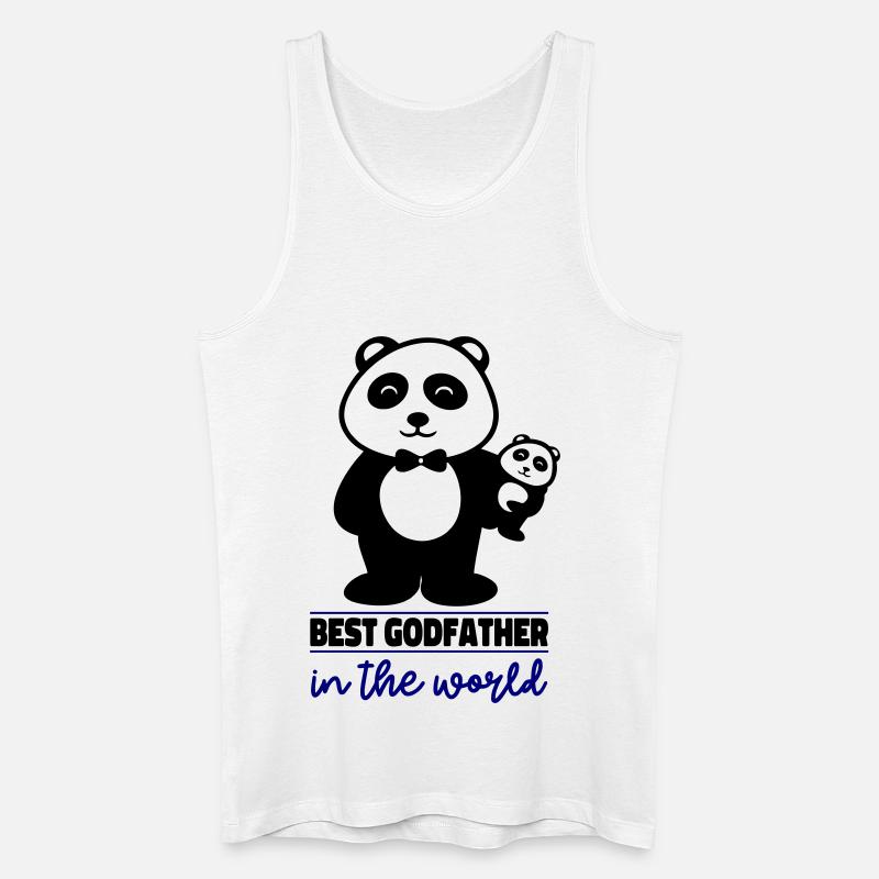 Bester Patenonkel der Welt - Männer Bio Tank Top - Weiß