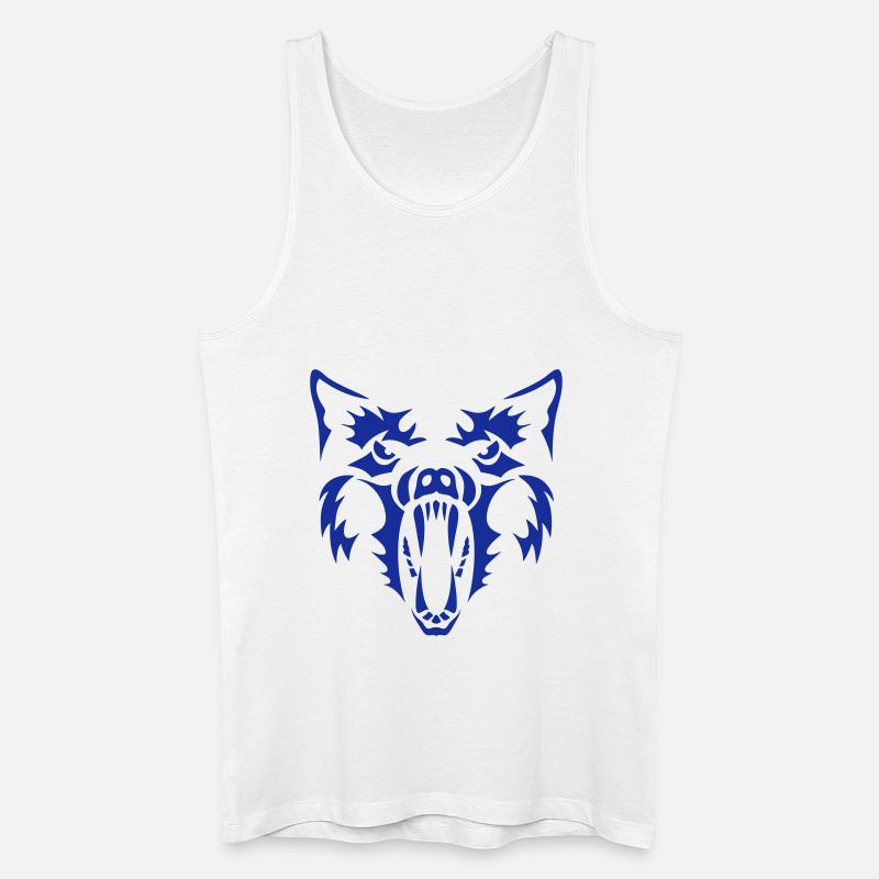 Wolf Werwolf Werwolf 3 - Männer Bio Tank Top - Weiß