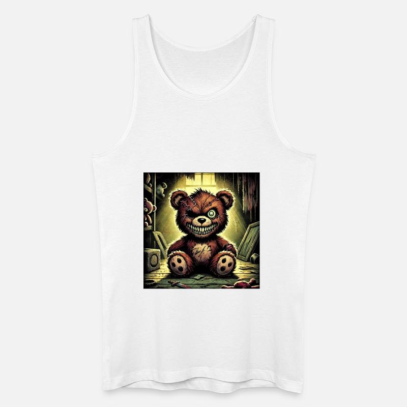 AE7B122C 8612 4CB8 B4D9 80159B4DBCE4 - Männer Bio Tank Top - Weiß