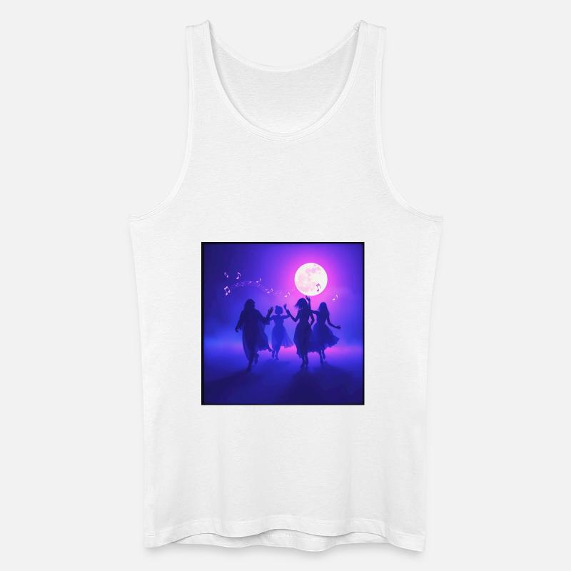 SWS MOONLIGHT DANCE - Männer Bio Tank Top - Weiß