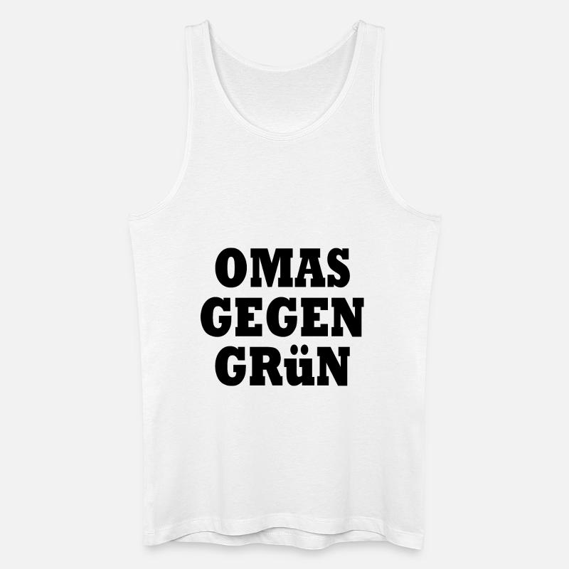 Omas gegen grün - Männer Bio Tank Top - Weiß