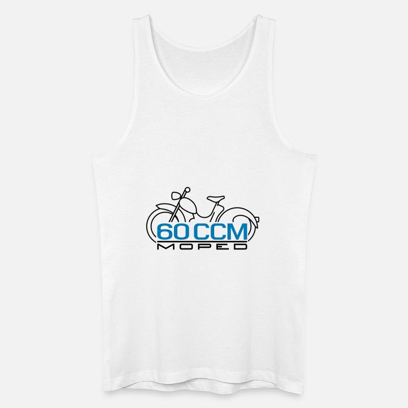 Moped SR2 60 ccm Emblem - Männer Bio Tank Top - Weiß