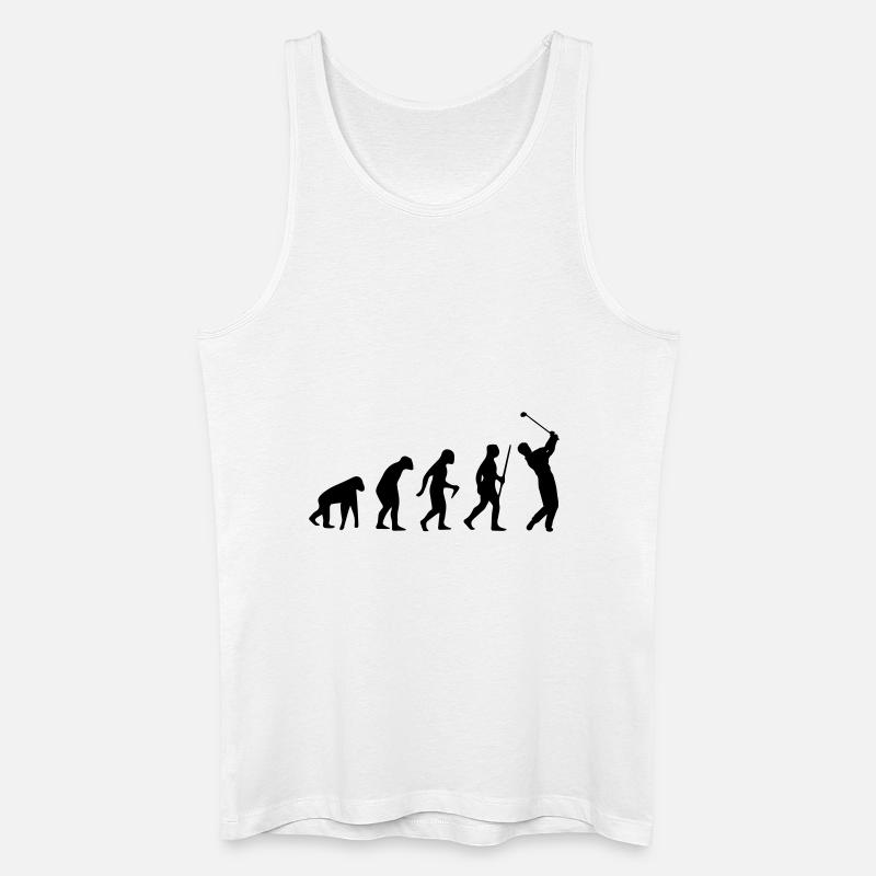 GOLF EVOLUTION - Men’s Organic Tank Top - white