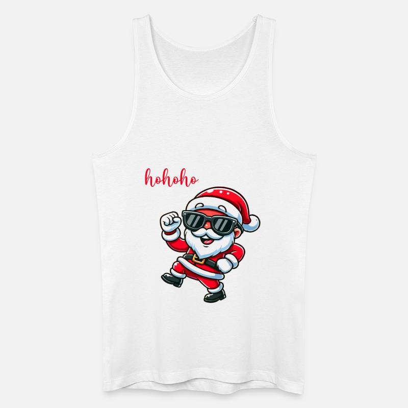 weihnachtsmann hohoho - Männer Bio Tank Top - Weiß
