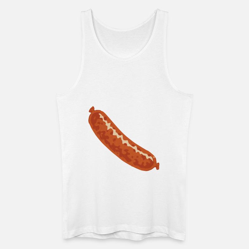 Wurst - Männer Bio Tank Top - Weiß