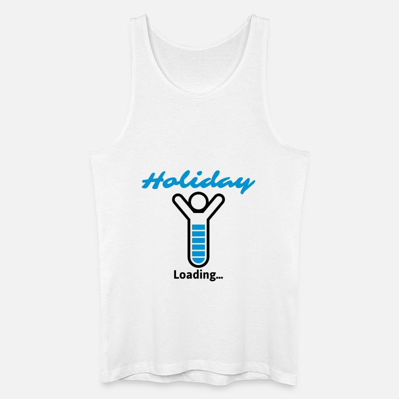 Holiday Loading... - Männer Bio Tank Top - Weiß