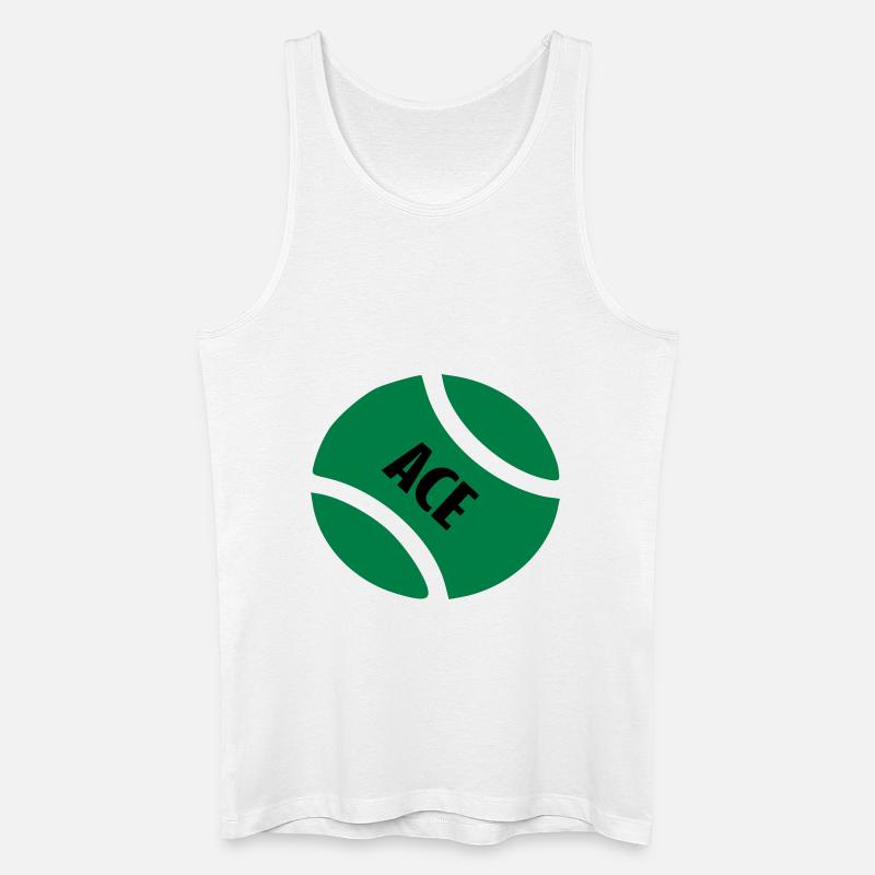ace tb - Männer Bio Tank Top - Weiß